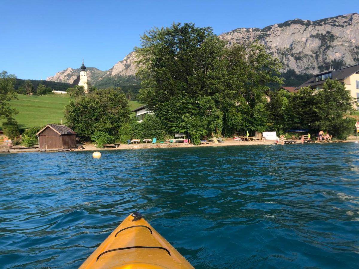 Attersee-Chalet Angermann Familie Spalt Щайнбах ам Атерзее Екстериор снимка