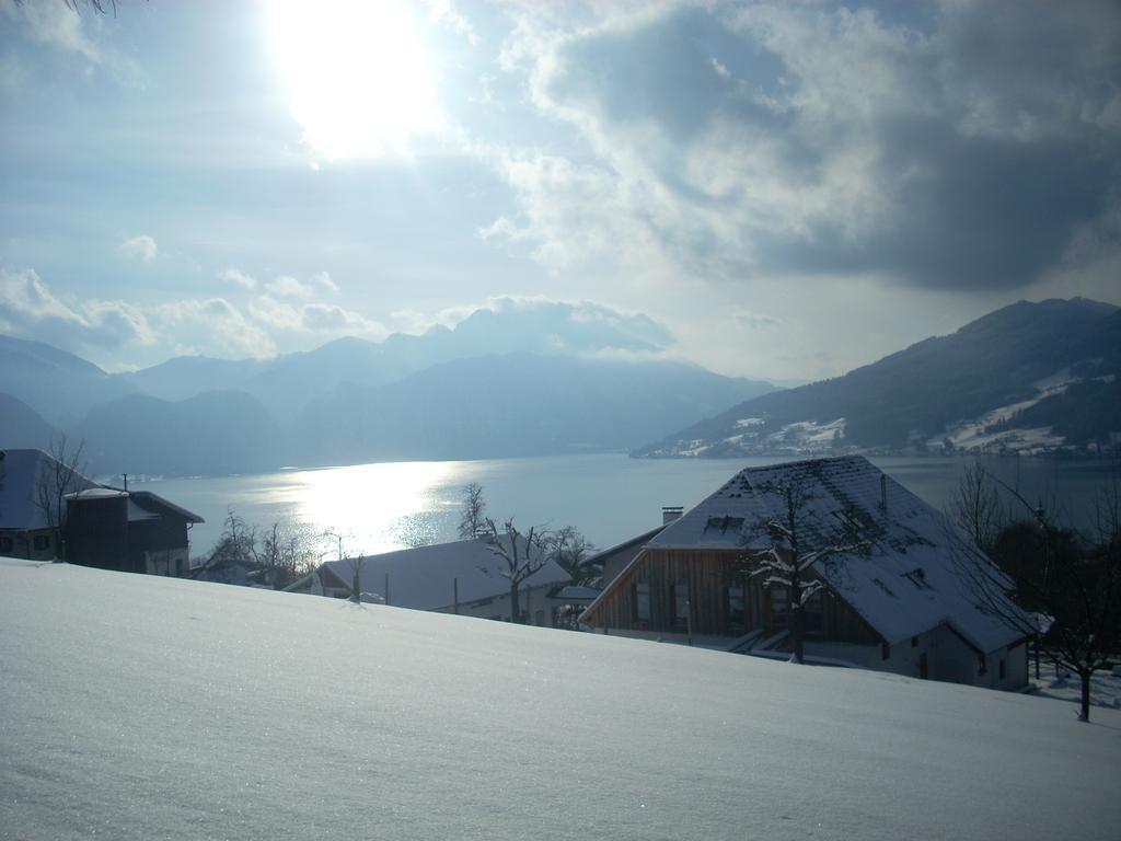 Attersee-Chalet Angermann Familie Spalt Щайнбах ам Атерзее Екстериор снимка