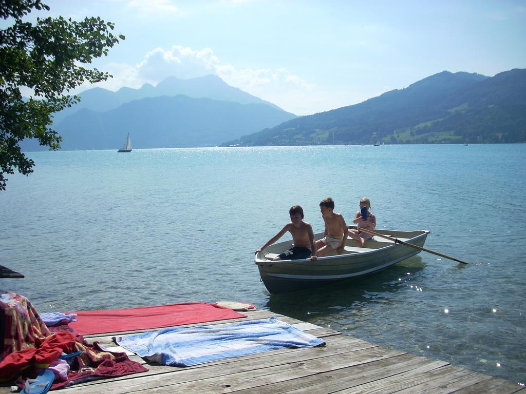 Attersee-Chalet Angermann Familie Spalt Щайнбах ам Атерзее Екстериор снимка